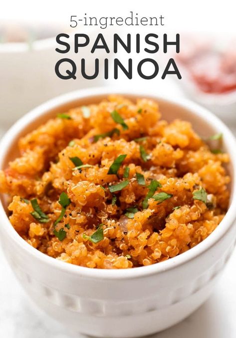 Quinoa And Carrots, Spanish Quinoa Recipes, Paleo Quinoa Recipes, Side Dishes With Beans, Quinoa Recipes Mexican, White Quinoa Recipes, Meals With Quinoa, Quinoa Side Dish Recipes, Quinoa Sides