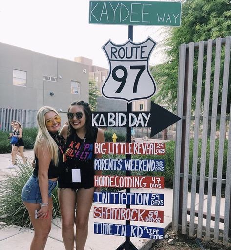 Road Trip Bid Day Theme, Sorority Racing Theme, Ride Of Your Life Bid Day, Road Trip Bid Day, Nascar Bid Day, Bid Day Ideas, Road Trip Theme, Sorority Socials, Little Gifts Sorority