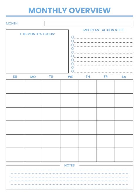 Undated Monthly Planner Printables Free, Monthly Schedule Template, 2025 Journal, Planner Monthly Layout, Digital Planner Ideas, Arc Planner, Daily Routine Planner, Monthly Overview, Planner Writing