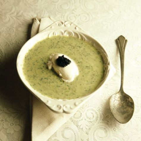 Cream of Watercress Soup Recipe | SAVEUR Spring Soup Recipes, Saveur Recipes, Spring Soup, Watercress Recipes, French Appetizers, Watercress Soup, Spring Soups, Winter Stews, Artichoke Soup