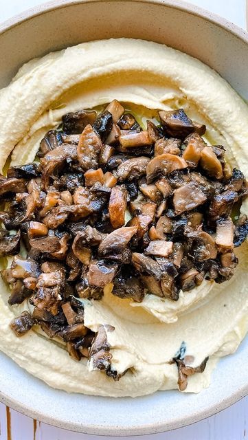 Baked by Melissa on Instagram: "Easy and 🤌 #recipe #cooking #bakedbymelissa #asmr #easyrecipes #dinnerideas" Hummus With Mushrooms, Creamy Hummus Recipe, Kitchen Magick, Creamy Hummus, Baked By Melissa, Sautéed Mushrooms, Weekend Cooking, Roasted Mushrooms, Sauteed Mushrooms