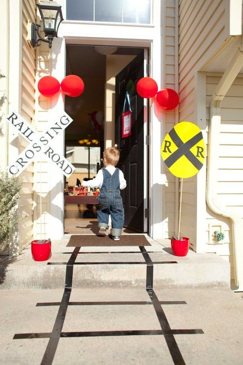 Train Themed Birthday Party, Train Birthday Theme, Train Theme Birthday Party, Thomas Birthday Parties, Thomas The Train Birthday Party, Thomas The Train Party, Train Birthday Party, 2nd Birthday Party For Boys, Thomas Birthday