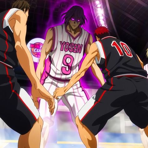 Kuroko No Basket Murasakibara, Murasakibara Atsushi, Hottest Anime Characters, Kuroko's Basketball, No Basket, Kuroko No Basket, Sports Anime, Anime Background, Basketball