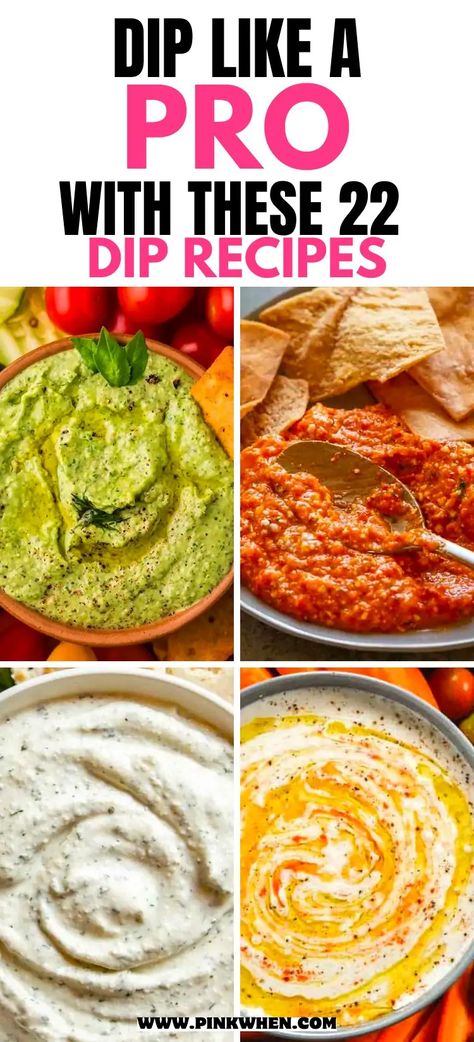 Food Processor Dips, No Name Dip, Baked Artichoke Dip, Chunky Guacamole Recipe, Vegetable Dip Recipe, Homemade French Onion Dip, Vegetarian Dip, Cottage Cheese Dips, Roasted Red Pepper Dip