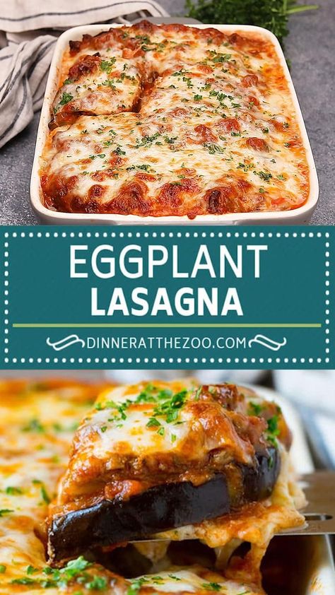 Slow Cooker Eggplant, Eggplant Lasagna Recipe, Eggplant Recipes Easy, Oven Temperature, Plats Healthy, Eggplant Lasagna, Vegetable Lasagna, Eggplant Dishes, Baked Eggplant