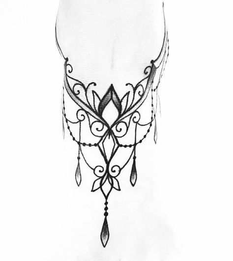 Chandelier Tattoos For Women, Tattoo Bein Frau, Jewerly Tattoo, Chandelier Tattoo, Colour Tattoo For Women, Dragon Tattoo Ideas, Feminine Skull Tattoos, Lace Tattoo Design, Ankle Tattoos For Women