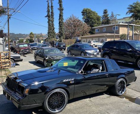 G Body Cars, Black Dodge Charger, 1987 Buick Grand National, Pro Touring Cars, Donk Cars, Buick Grand National, Chevy Muscle Cars, Custom Muscle Cars, Old School Cars