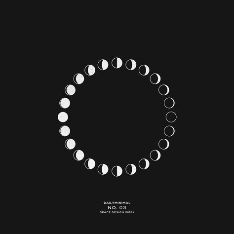 Moon Constellation, Daily Minimal, Tattoo Filler, Moon Logo, Minimal Space, Design Week, Moon Design, Meaningful Tattoos, A Circle