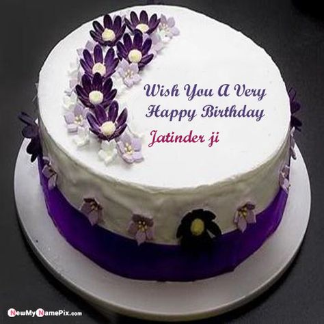 Wish you a very happy birthday cake image with name editing online Happy Birthday Cake Writing, Birthday Cake Write Name, Birthday Cake Greetings, Purple Cakes Birthday, Birthday Cake Writing, Birthday Cake With Name, Name Edit, Happy Birthday Cake Photo, Birthday Wishes With Name