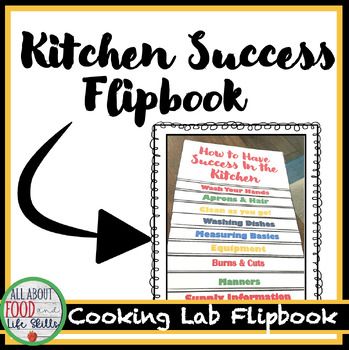 Essential Guidelines for Laboratory Success: Cooking Informative Flipbook for Beginner Chefs | Culinary Arts, FACS, FCSThis engaging flipbook activity is designed to educate students on the fundamentals of successful kitchen practices. This comprehensive resource covers a wide range of topics essential for any cooking lab, making it an invaluable tool for learners.Key features include:1. Hygiene Essentials- Detailed guidance on proper handwashing techniques, emphasizing the importance of cleanli Elementary Cooking Activities, Culinary Classroom Design, Facs Lesson Plans, Fcs Teacher, Culinary Classroom, Fcs Classroom, Culinary Basics, Hygiene Essentials, Culinary Lessons