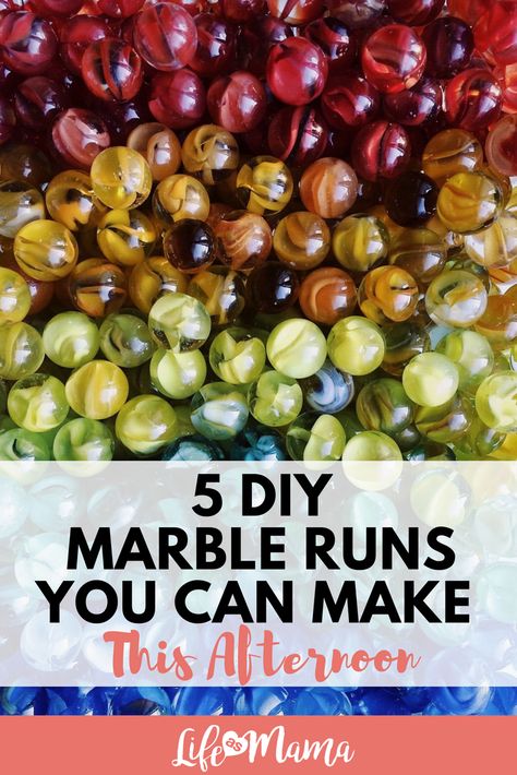 5 DIY Marble Runs You Can Make This Afternoon #marblerun #diy #learningactivities #stem #steam #steamactivities #stemactivities Marble Runs, Diy Marble, Marble Run, Diy Wall Shelves, Handmade Beauty Products, Diy Hanging, Mason Jar Diy, Mason Jar Crafts, Diy Tips