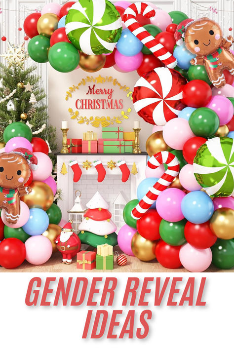 Gender Reveal Ideas December Wonderland Gender Reveal, Winter Wonderland Gender Reveal, Christmas Gender Reveal Ideas, Gender Reveal Christmas, Best Party Ideas, Christmas Gender Reveal, Gender Reveal Unique, Christmas Party Ideas, Gender Reveal Themes