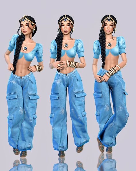 Hi there  Here is my first sim in my shop.  You can she download without membership (my patrons do not have to pay extra)  She has 1 outfit  CC folder included!!  How to install:  1. Download custom content folder here  2. Put "Mods" in your "Mods" folder  2. Put "Tray files" in your "Tray" folder  3. Enjoy it ♥  Hope you enjoy  <3  All credits to CC creators! Sims 4 Disney Princess Cc Patreon, Sims 4 Genie Cc, Sims 4 Cc Jasmine, Sims 4 Cc Characters, Jasmine Princess, Tumblr Sims 4, 4 Characters, Sims 4 Characters, Cc Folder