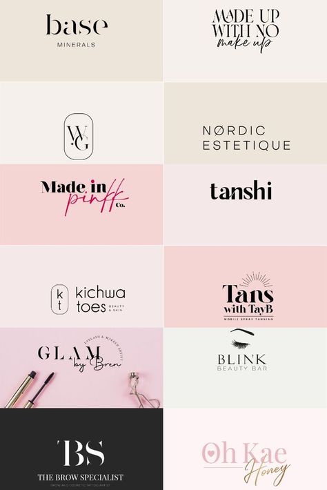 I will design a cosmetics or beauty brand logo Aesthetic Name For Beauty Brand, Logo Design Cosmetic Beauty, Beauty By Logo, Beauty Graphic Design Branding, Beauty Bar Names Ideas, Logo For Cosmetic Brand, Makeup Logo Design Graphics, Beauty Brand Logo Ideas, Cosmetology Instagram Names