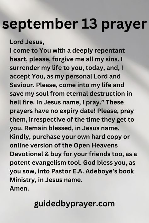 September 13 prayer prayer can be a powerful tool for connecting with a higher power and finding inner peace. September 13 Blessings, Happy New Month September, Hugs N Kisses, Speak It Into Existence, Finding Inner Peace, New Month, Forgive Me, I Pray, Names Of Jesus