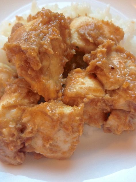 Chinese Peanut Chicken, Peanut Butter And Jelly Chicken, Crockpot Peanut Butter Chicken, Peanut Butter Sauce For Chicken, Peanut Butter Chicken Recipe, Easy Suppers, Peanut Butter Chicken, Lamb Chop, Chop Recipes