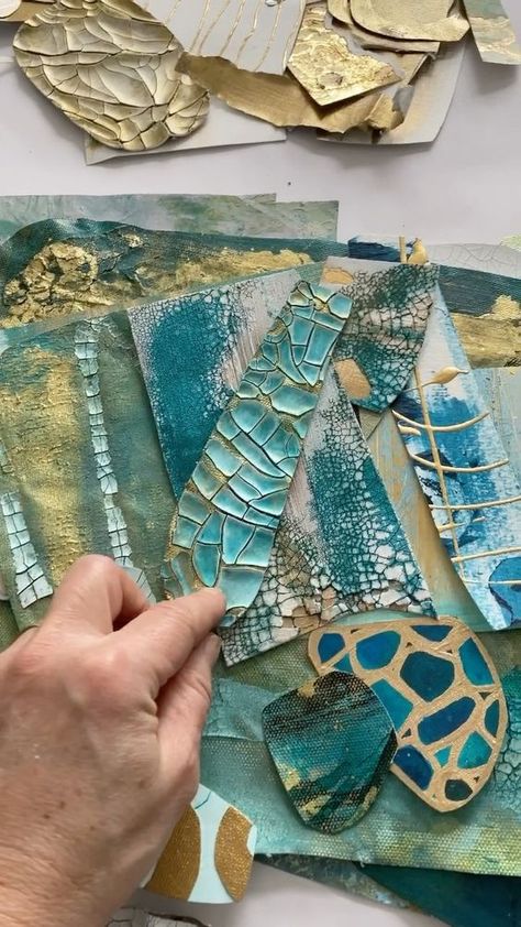 Gelli Printing Tutorials, Decay Art, Modern Abstract Art Geometric, Mixed Media Art Projects, Gelli Plate Art, Fused Glass Artwork, Stencil Printing, Mixed Media Illustration, Mixed Media Art Canvas