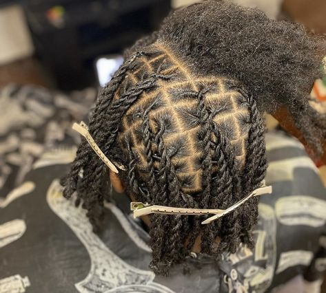 Invisible Locs Men Natural Hair, Two Strand Twist Men Locs, Fire Hairstyles, Dread Ideas, Dread Journey, Young Mens Hairstyles, Twist Hair Men, Two Strand Twist Hairstyles, Loc Retwist