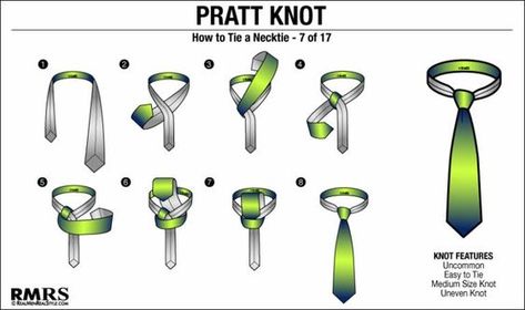 How To Tie The Pratt Knot Balthus Knot, How To Tie A Necktie, Eldredge Knot, Four In Hand Knot, Full Windsor Knot, Simpul Dasi, Ties Knots, Half Windsor, Bow Tie Knot