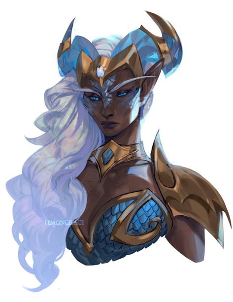 Blue Dragon Human Form, Ice Tiefling, Blue Dragon Drawing, Elemental Character Design, Half Dragon Female, Blue Dragon Art, Dragon Human Form, Blue Tiefling, World Of Warcraft Dragonflight