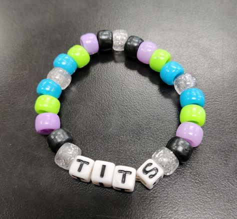 Rave Bracelets, Pulseras Kandi, Kandi Inspo, Diy Kandi Bracelets, Pony Bead Bracelets, Diy Kandi, Homemade Bracelets, Kandi Ideas, Kandi Cuff