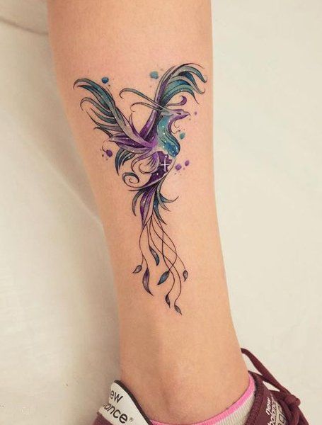 Tato Phoenix, Tattoo Side, Phoenix Tattoo Feminine, Small Phoenix Tattoos, Phoenix Bird Tattoos, Phönix Tattoo, Tattoo Line, Phoenix Tattoo Design, Feather Tattoo Design