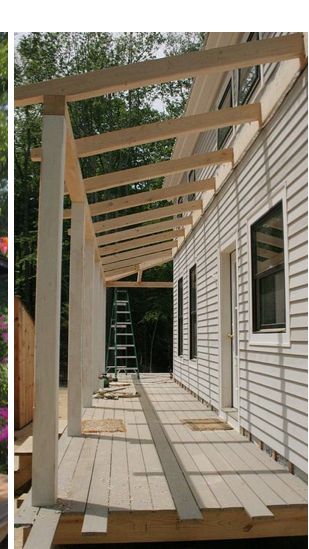 Building A Covered Porch, Wrap Around Deck Design, Side Porch Roof Ideas, Wrap Around Porch Addition Before And After, Wrap Around Pergola Porch, Porch Attached To House, Add On Covered Porch, How To Build A Wrap Around Porch, Adding Wrap Around Porch To House