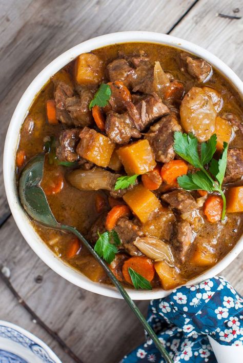 Classic Beef Stew with Root Vegetables - Simple Bites Beef Stew With Turnips, Sympathy Meals, Keto Beef Stew, Classic Beef Stew, Keto Beef, Best Mashed Potatoes, Meals Ideas, Root Vegetable, Turnips