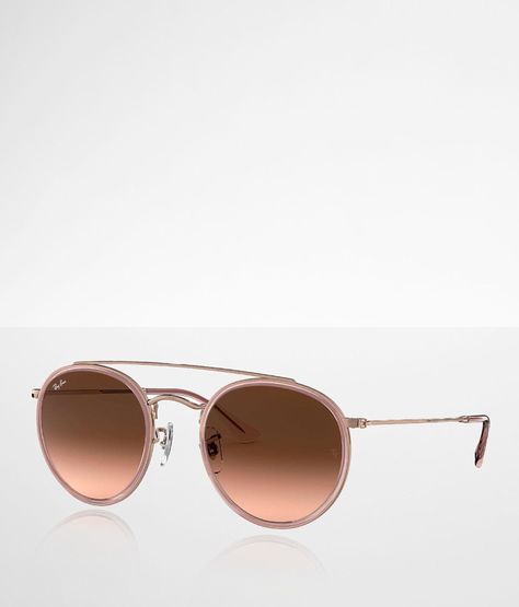 Double Bridge Sunglasses, Ray Bands, Sunglasses Pink, Round Ray Bans, Sunglasses & Glasses, Sunglasses For Women, Women's Sunglasses, Pink Pink, Ray Ban Sunglasses