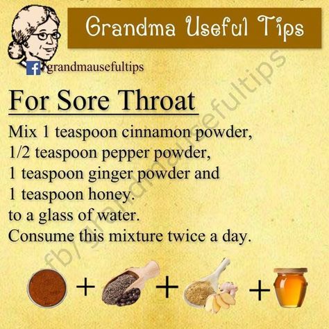 Grandma's love For Sore Throat, Chest Congestion, Natural Healing Remedies, Cold Remedies, Sore Throat, Natural Health Remedies, Natural Home Remedies, Health Info, Natural Medicine