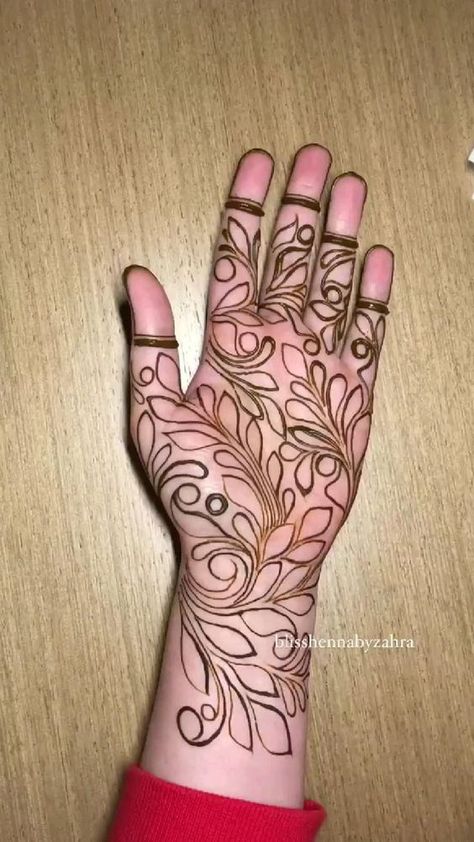 Mehndi Designs Bridal Hands, Rose Mehndi Designs, Mehndi Designs For Kids, Very Simple Mehndi Designs, Simple Mehndi Designs Fingers, Latest Bridal Mehndi Designs, Full Hand Mehndi Designs, Circle Mehndi Designs, Mehndi Designs For Girls