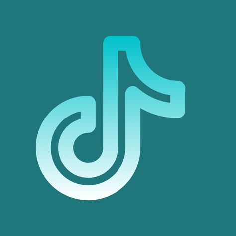 Teal TikTok Icon Teal Tiktok Icon, Spiderman App, Tiktok Icon, Icon Wallpaper, Phone Icons, Phone Ideas, Phone Icon, Ipad Apps, Pinterest Logo