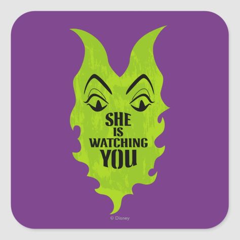 Evil Disney, Disney Maleficent, Disney Descendants, Classroom Theme, Halloween Ornaments, Disney Tattoos, Create Custom Stickers, Disney Halloween, Maleficent