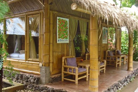 Bahay Kubo Design, Bamboo Hut, Bamboo Building, Philippine Houses, Hut House, Pelan Rumah, Tropical House Design, Aesthetic Interior Design, Wooden House Design