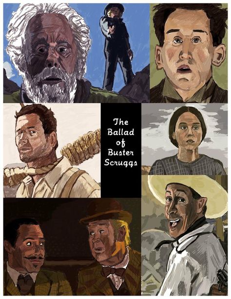 Ballad Of Buster Scruggs, Buster Scruggs, Alt Posters, Poster Art, Poster Prints, Movie Posters, Fictional Characters, Art, Film Posters