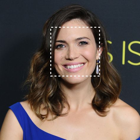 For Square Faces: Tousled Lob Mandy Moore Hair, The Best Haircut, Haircut For Face Shape, Angled Bobs, Face Shape Hairstyles, Mandy Moore, Beauty Tricks, Heart Face Shape, Styling Cream