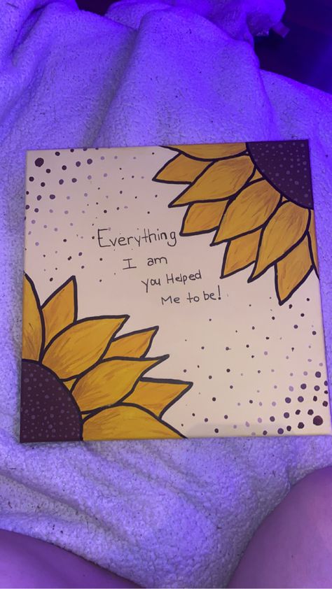 Cute Easy Sunflower Drawings, Easy Drawings Sunflower, Sunflower Easy Painting Simple, Sunflower Painting Ideas Easy, Sunflower Painting Easy Simple, Sunflower Easy Drawing, Sunflower Easy Painting, Paint Sunflowers Easy, How To Paint A Sunflower