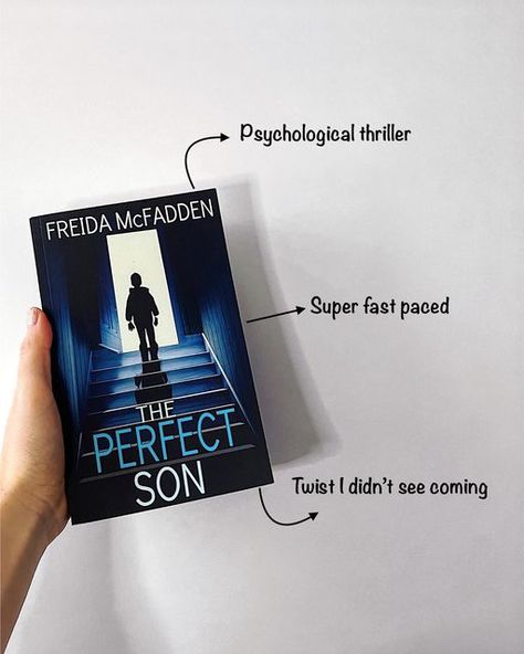 Sara - Mystery Book Club on Instagram: "🌟 Book Review 🌟 The Perfect Son by Freida McFadden Goodreads rating: 4.3 / 5 ⭐ My rating: 4.5 / 5 ⭐ I suggest reading this if you're into psychological thrillers, domestic suspense, crime fiction, “popcorn thrillers”. Quick Thoughts 💨 I read this book in a day - it was really fun and the perfect book to kill your reading slump. About the Book 📚 Erika Cass loves her family. She especially loves her son, Liam, despite her doubts about what he’s capab The Perfect Son Book, The Perfect Son Frieda Mcfadden, How To Kill Your Family Book, Non Fiction Books Worth Reading, Mystery Books Worth Reading, Book Rating, The Housemaid, Freida Mcfadden, Books Recommended