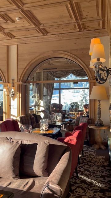 Chalet Aesthetic, Gstaad Palace, Lobby Bar, Sunny Afternoon, The Lobby, Pitch Deck, Ski Trip, Christmas 2024, Blue Water