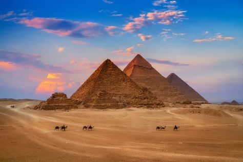 Ancient Egypt's 10 Most Jaw-Dropping Discoveries - HISTORY Giza Egypt, Istoria Artei, Karnak Temple, Great Pyramid Of Giza, Egypt Tours, Egyptian Pyramids, Sharm El Sheikh, Visit Egypt, Pamukkale