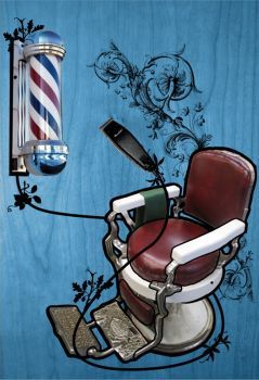 Barber Shop by mevin Barbershop Background, Barber Ideas, Shave Beard, Retro Haircut, Empire Building, Barber Logo, Vintage Shaving, Barbershop Design, Vintage Barber