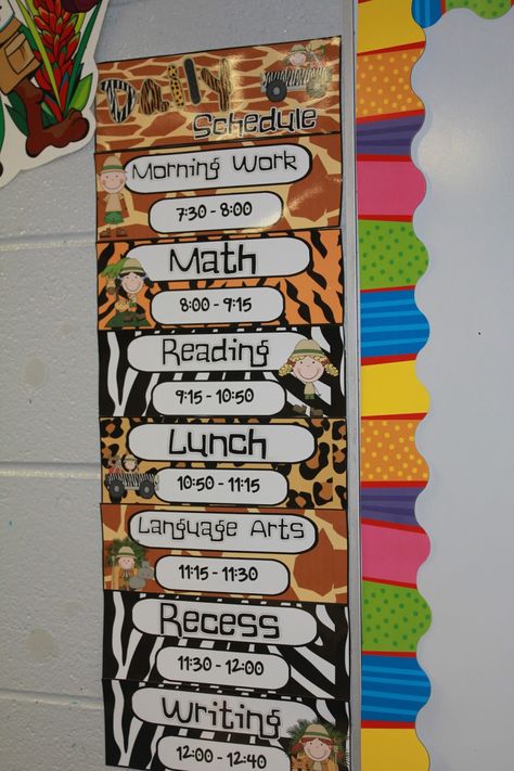 Safari Bulletin Board Ideas Classroom, Lion King Classroom Theme, Safari Classroom Theme, Jungle Classroom Theme, Animal Print Classroom, Jungle Theme Classroom Decorations, Safari Theme Classroom, Safari Classroom, Reading Corner Classroom