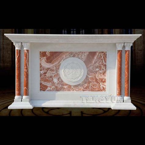 Church Decorative Marble Long Altar Christian Holy Article Pulpit Stone Lectem Granite Ambo. We have many church decorative sculptures in stock. We can also customize any sculpture based on customer's request. If you are interested in it, welcome to contact us for more information and price. Website 1: https://tysculptures.en.alibaba.com Website 2: https://www.firststatue.com Email: tengyun@tysculpture.com WhatsApp Or WeChat: +86 15903233963 Altar Christian, Book Table, Altar Table, Marble Decor, Decorative Sculpture, Religious Art, Hand Carved, Marble, Carving