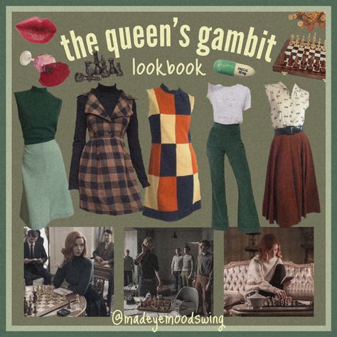 Queens Gambit Style, The Queens Gambit Style, Queens Gambit Inspired Outfits, Queens Gambit Aesthetic Outfit, Beth Harmon Outfits Aesthetic, Queen’s Gambit Fashion, Queens Gambit Outfits Aesthetic, Beth Harmon Outfits Inspired, Queen’s Gambit Outfit