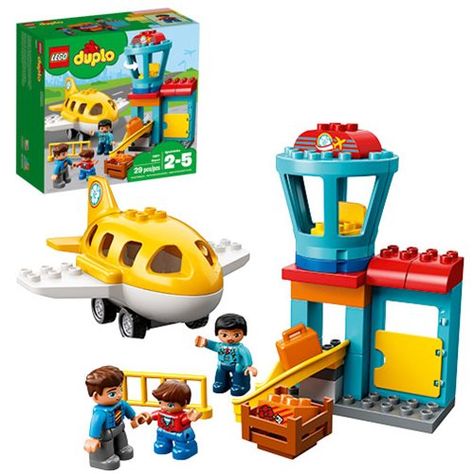 Buy LEGO DUPLO Town 10871 Airport at Entertainment Earth. Mint Condition Guaranteed. FREE SHIPPING on eligible purchases. Shop now! #Affiliate, , #SPONSORED, #DUPLO, #LEGO, #Town, #Airport Lego Duplo Town, Lego Town, Free Lego, Lego System, Air Traffic Control, Lego Store, Lego Storage, Buy Lego, Lego Group