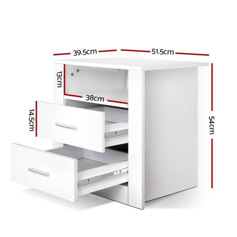 Artemis Bedside Tables Drawers Storage Cabinet Drawers Side Table White, Furniture > Living Room, Ozark Home Bedside Table Drawers, White Bedside Table, Modern Bedside Table, Table Shelves, White Side Tables, Side Table With Storage, Tiny Bedroom, Table 2, Extra Storage Space