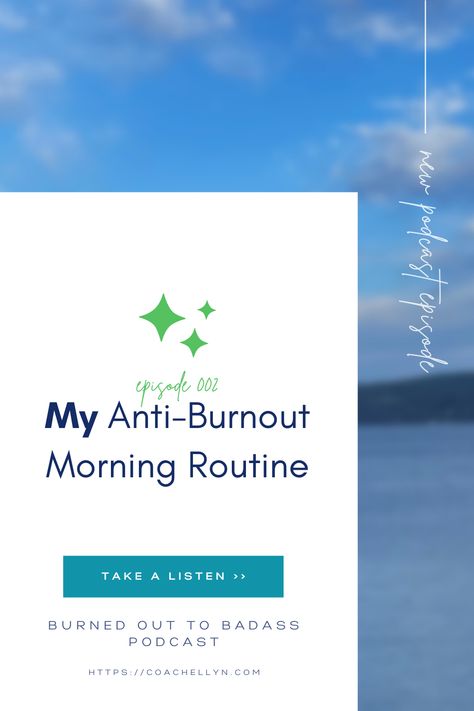 burnout, routines, morning routine, burned out, burnout coach, podcast, stress coach Anti Burnout Routine, Anti Burnout, Burnout Tips, Mindful Morning, Calm App, Morning Pages, Stream Of Consciousness, Morning Routine, Follow Me On Instagram