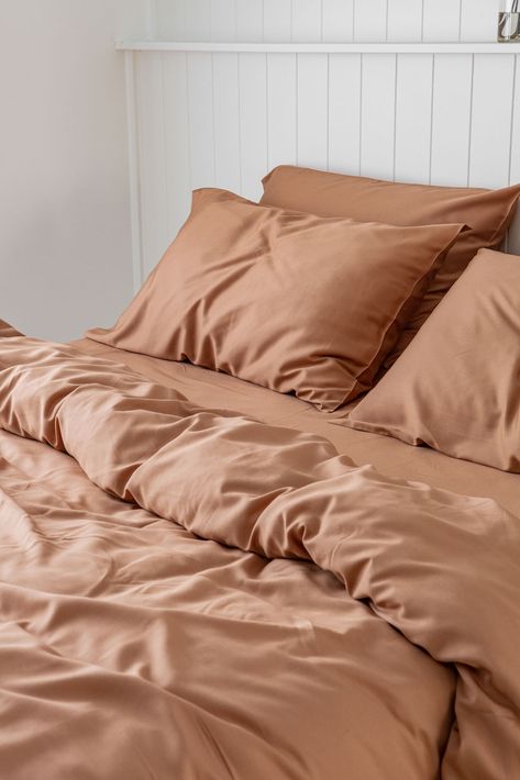 Terracotta Bed Sheets, Terracotta Sheets, New Terracotta, Primary Suite, Bamboo Bedding, Bamboo Sheets, Fast Growing Plants, Soft Bedding, Bedroom Refresh