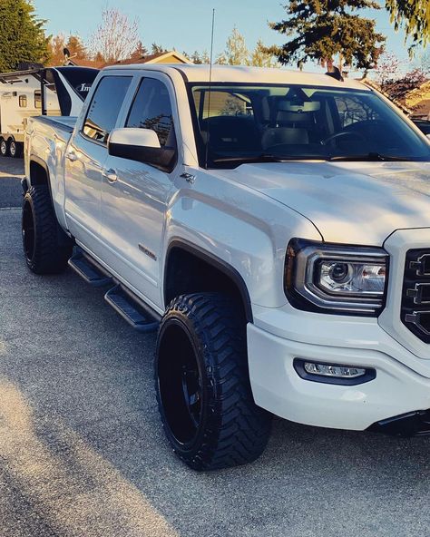 Gmc Sierra Sle, Gmc Diesel, Trucks Gmc, Custom Wheels Trucks, 2014 Gmc Sierra, Truck Stuff, Custom Wheels, Gmc Trucks, Gmc Sierra