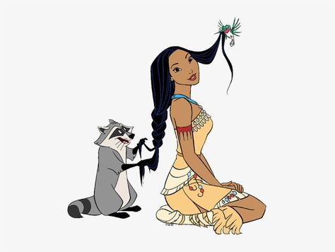 Meeko Pocahontas, Pocahontas Character, Pocahontas 2, Disney Princess Pocahontas, Princess Pocahontas, Disney Character Art, Disney Artwork, 2 Movie, Movie Collection